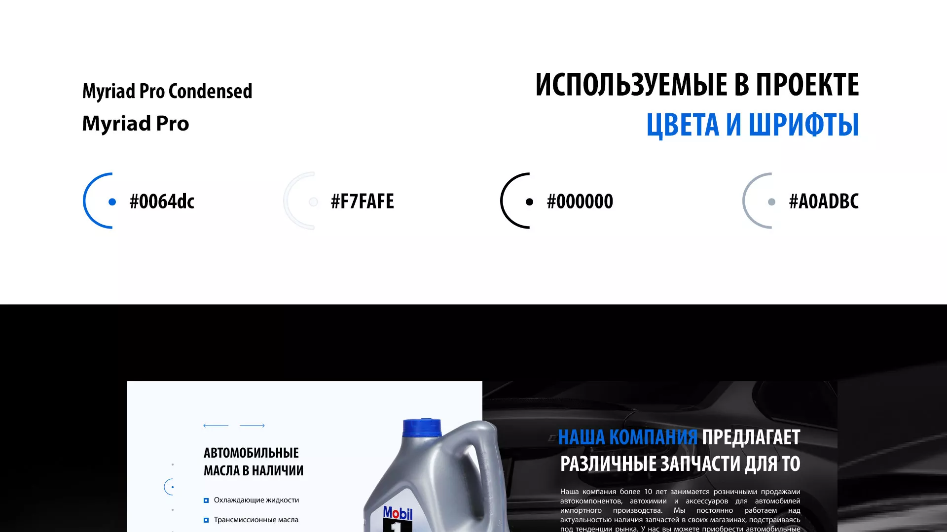 Разработка сайта магазина автозапчастей «М7» в Октябрьском