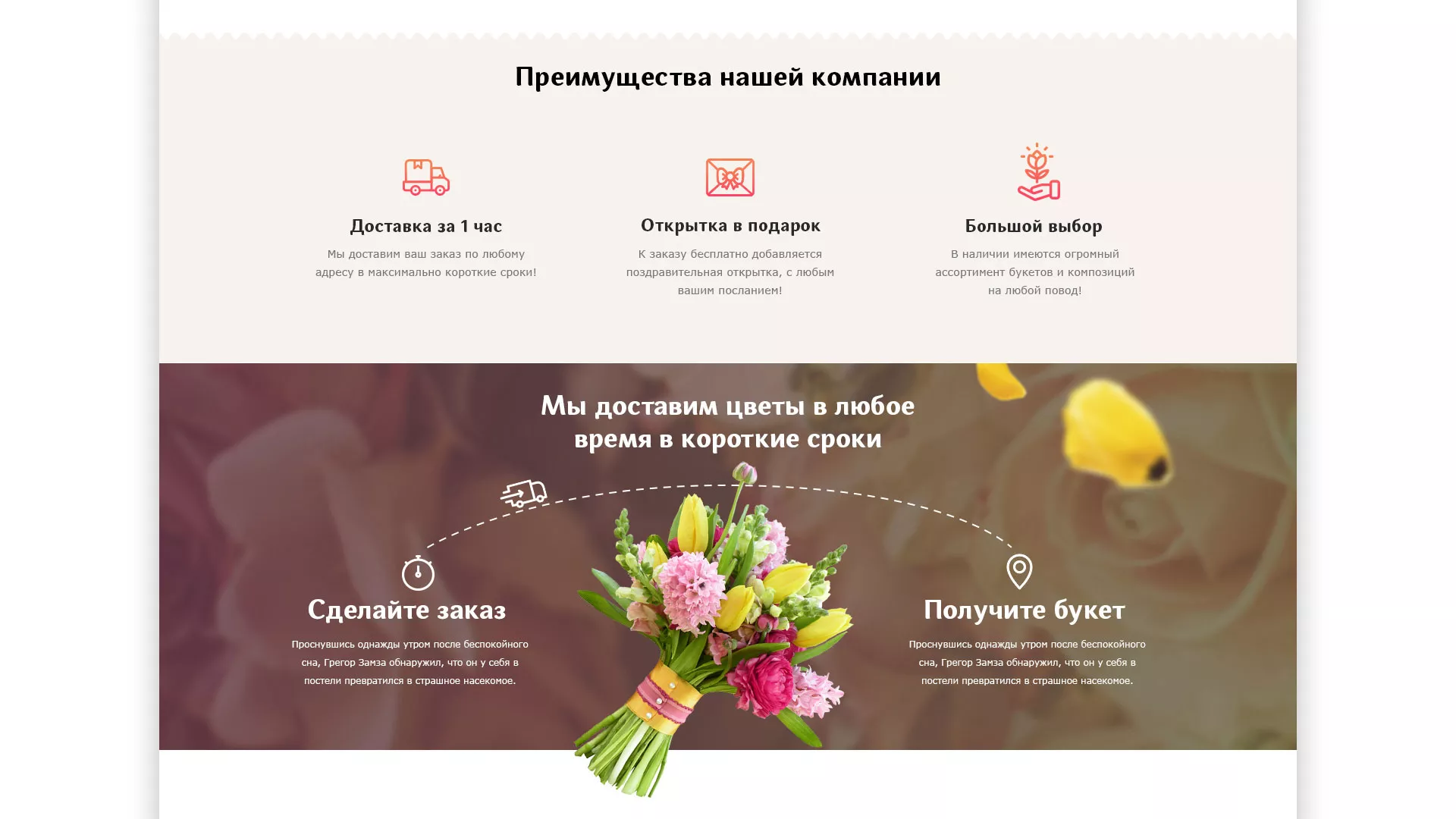 Создание интернет-магазина «Букет-онлайн» по цветам в Октябрьском
